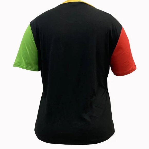 Plus Size Juneteenth 1865 Print T-shirt, Casual Short Sleeve Crew Neck Top - Picture 3 of 3